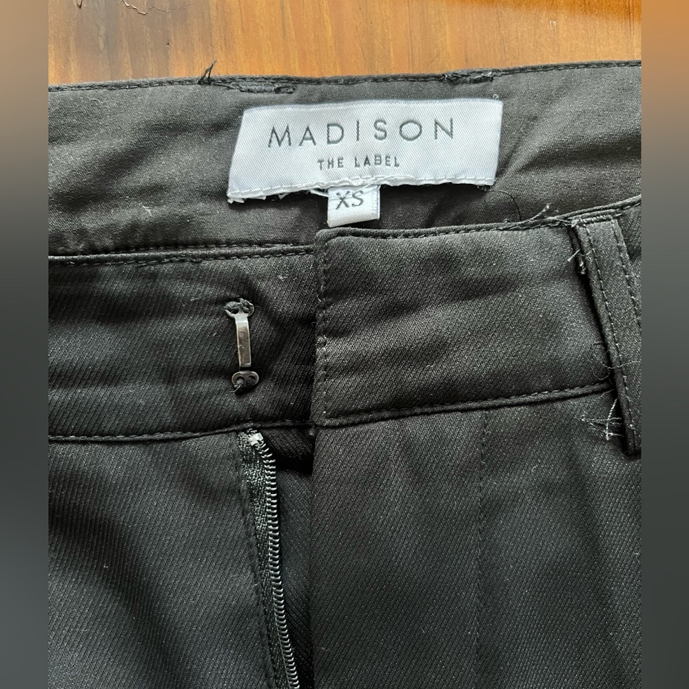 Madison The Label Lightweight Black Cargo Pants
